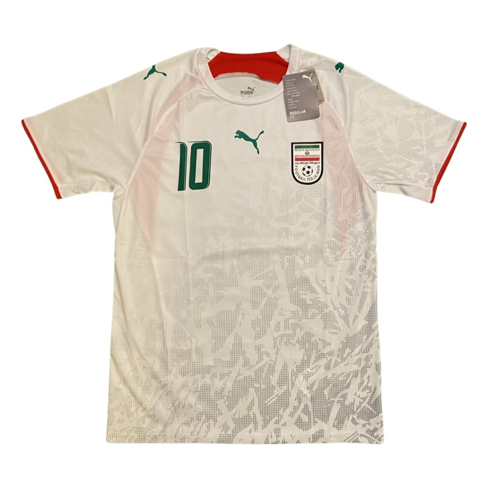 Ali Daei #10 Iran 2006 World Cup Soccer Jersey Vintage